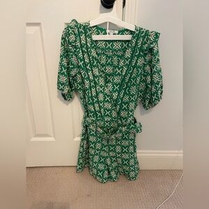 BTFL Life green print romper